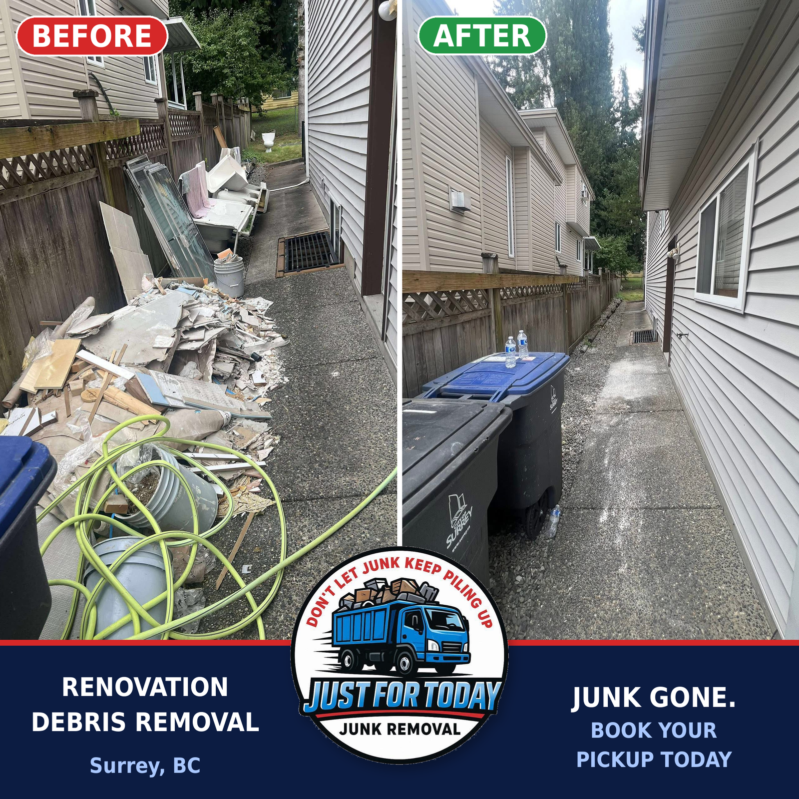 Junk removal transformation 3