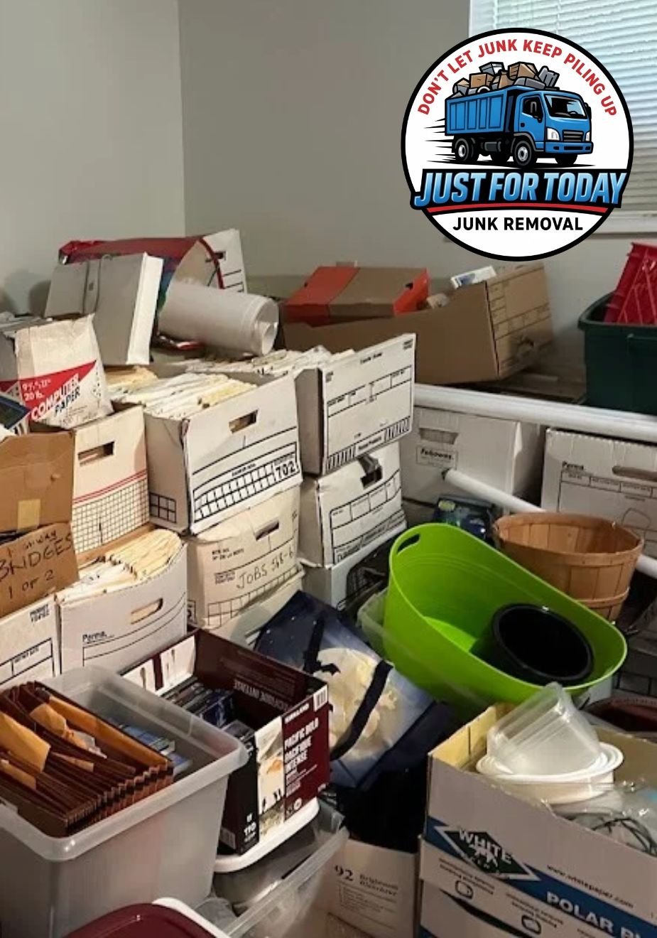 Professional junk removal at work