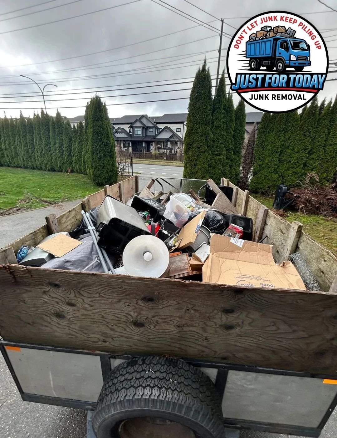 Professional junk removal at work