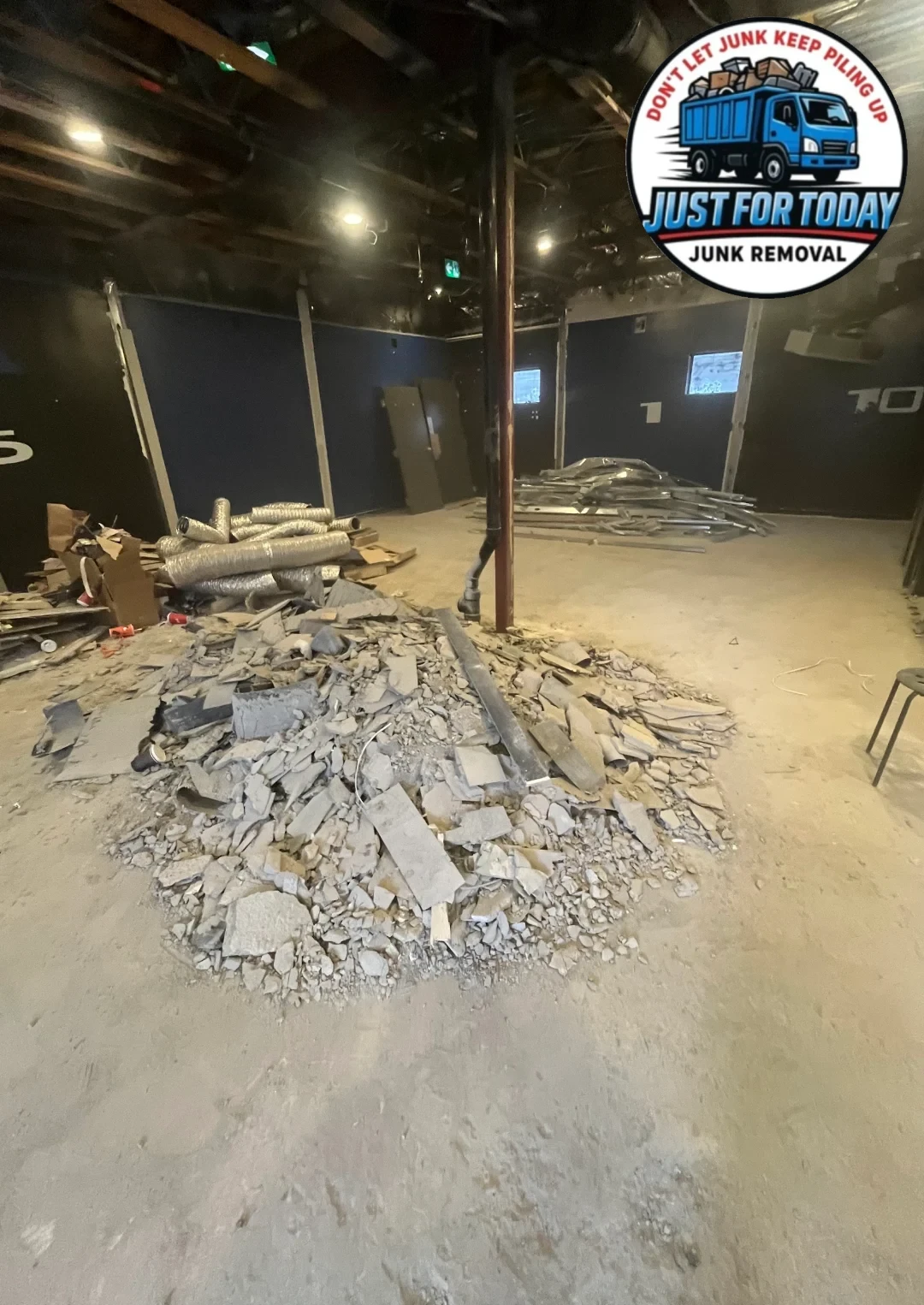 Professional junk removal at work